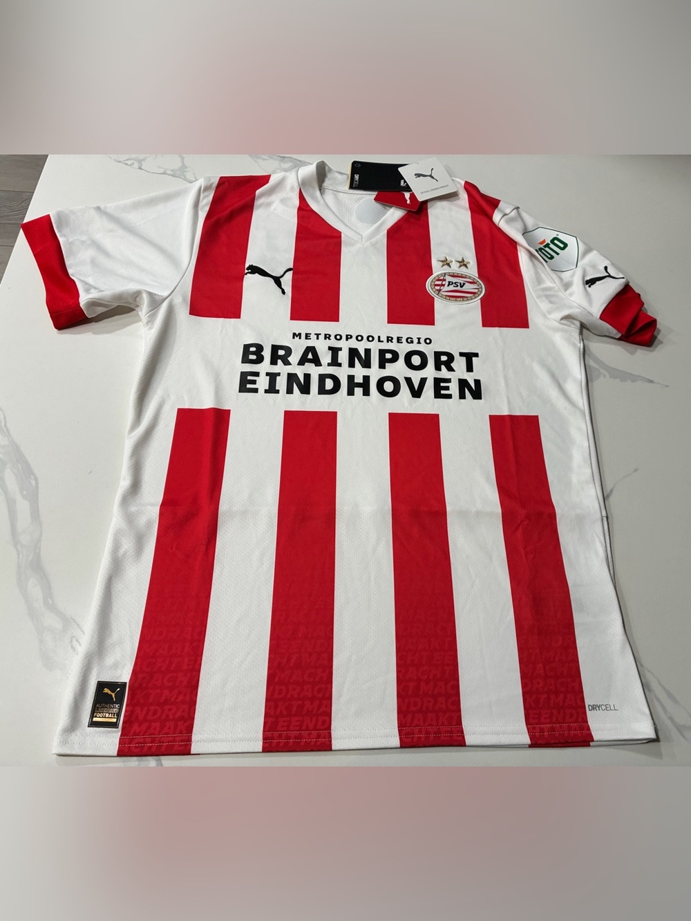 Philips Sport Vereniging (PSV) Puma Football / Soccer Jersey (Medium) Retail $90